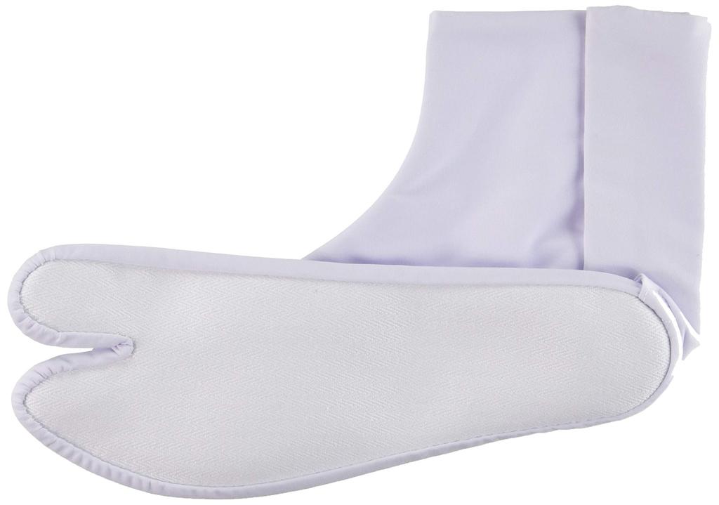 Fukusuke Tabi Stretch Tabi Wave 1 Größe Japanische Socken, Baumwolle, 5-lagige Socken, Muster, Sarashi, Paar, Herren, Weiß, 22-(22,0 cm), (Freie Größe)