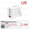 Universal Multi-Port USB Travel Charger with 12 Adapters - 38W Fast Charging for EU, US, UK Devices