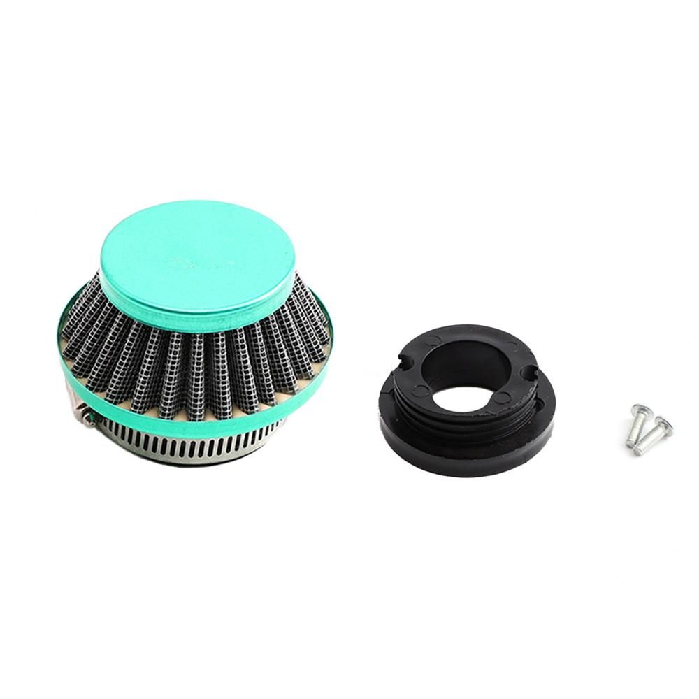 2-Stroke Pocket Bike Air Filter With Connector For 47cc 49cc Carburetor Mini Quad ATV Dirt Bike Go Kart Air Filters 7