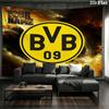 Borussia Custom Name Wall Tapestry Aesthetic Wall Hanging Printed Fabric Blanket Decorative Tapestries for Bedroom Living Room Home Decor