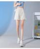 High-Waist Ice Silk Drawstring A-Line Shorts - Women's Summer Slimming Casual Style