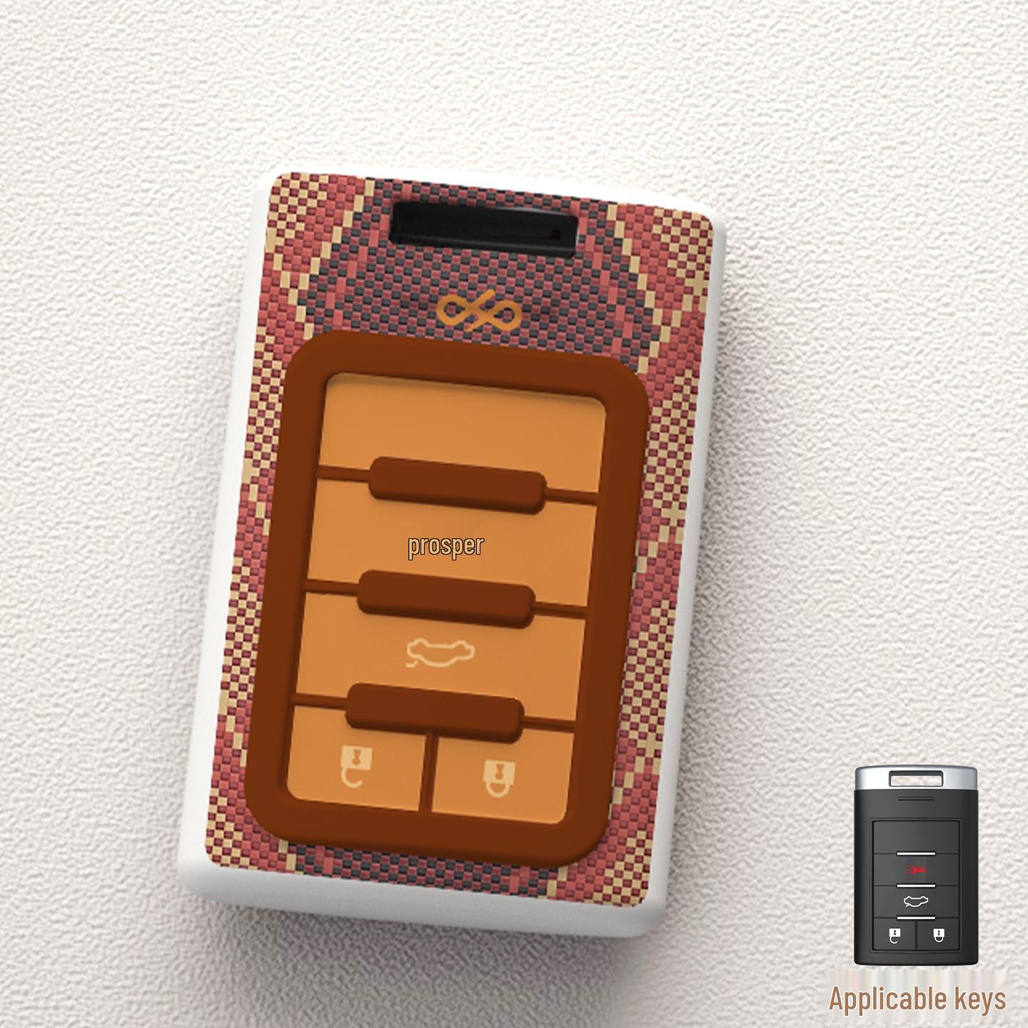 Cadillac Key Case: Compatible with XT4, LYRIQ, XT5, XT6, ATSL, GT4 - Protective Cover