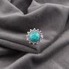 Magnesite Turquoise Gemstone Jewelry, 925 Solid Sterling Silver Ring, Handmade Silver Ring For Wedding Gift