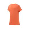 Adidas Round Neck Pullover Sports Casual Short Sleeve T-Shirt Women T-Shirts Orange EI0764