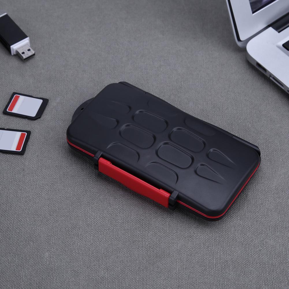Memory Card Holder Protector All in One Memory Card Box Organizer Waterproof Shockproof for SD TF Cards Container China Mainland