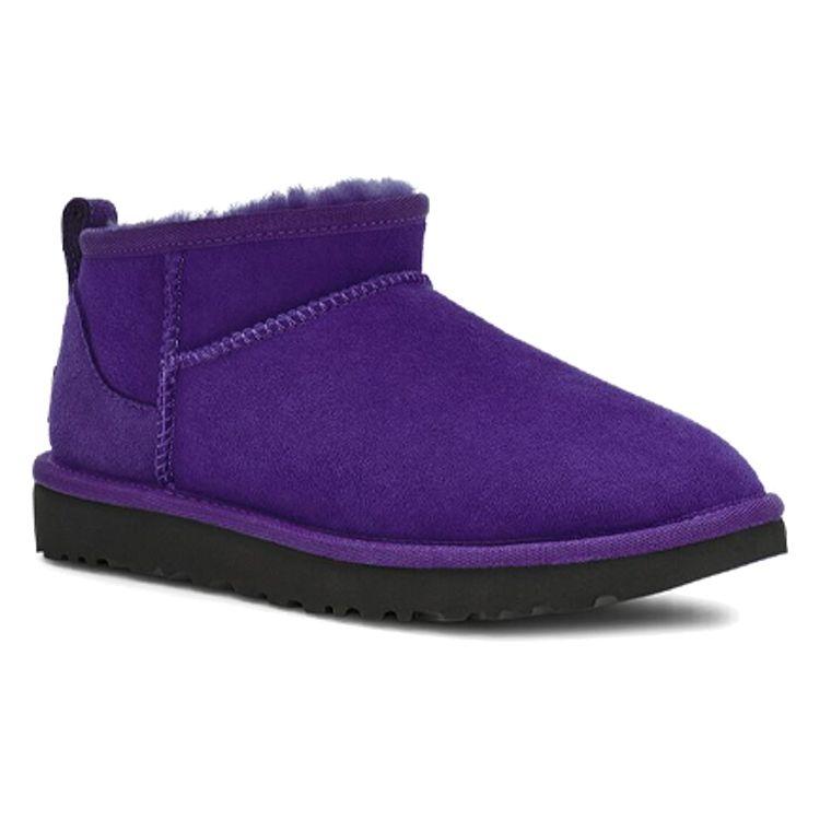 UGG Classici Stivaletti da Neve alla Caviglia in Montone Caldi Antiscivolo Confortevoli Casual da Donna Viola 1116109-VNGH