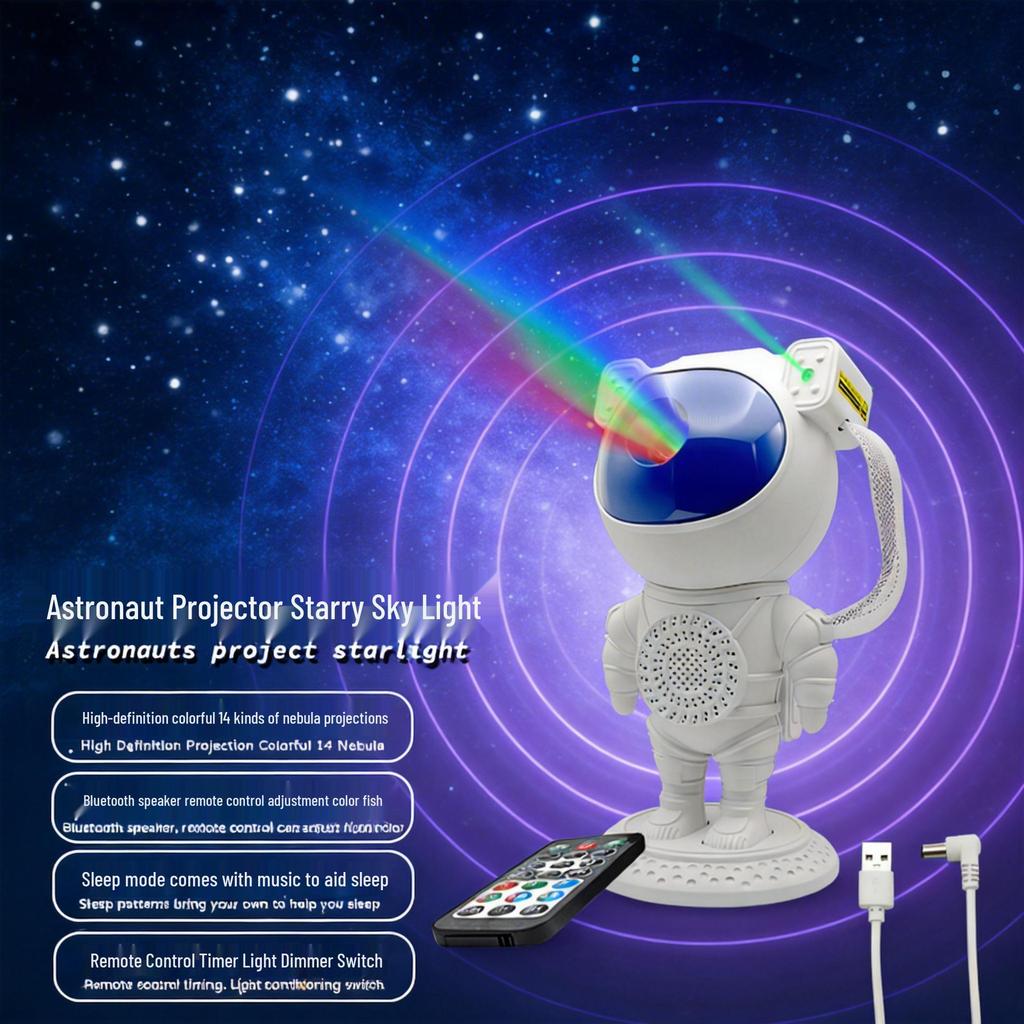 Projecteur Ciel Étoilé Astronaute: Veilleuse Bluetooth Créative & Cadeau pour Enfants