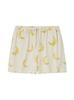 Gelato Pique Fruit Print Shorts PWCP252270 YEL Women's