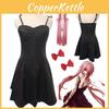Breathable Japanese Anime Gasai Yuno Cosplay Costume Crafted From Durable Pu Leather