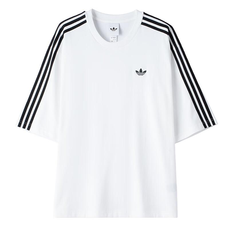 

Adidas Originals 3S Round Neck Sports Breathable Cotton Short Sleeve T-Shirt Men Tops KG6332 2XL