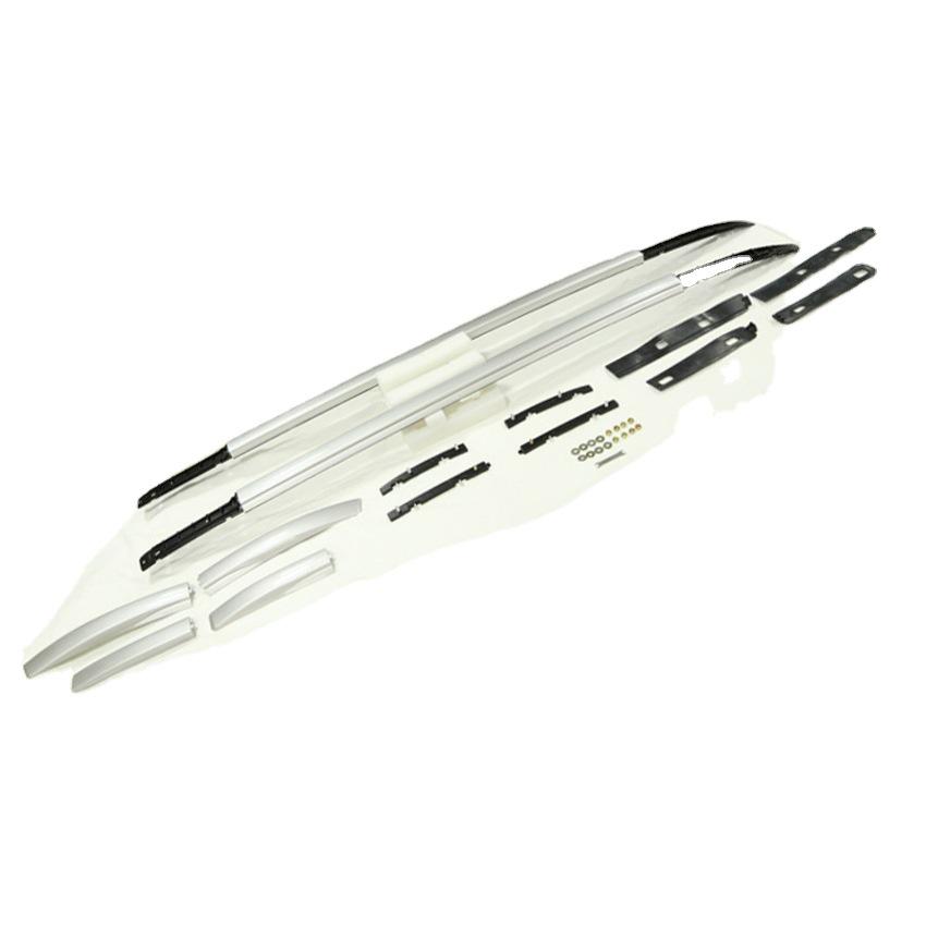 Mitsubishi Outlander 17-Model Aluminum Alloy Luggage Rack: Silver/Black, Punch-Free, Screw-On Fit