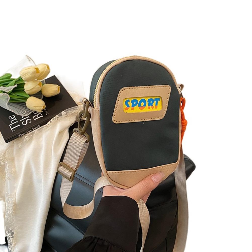 Casual Small Square Bag Large Capacity Mobile Phone Pouch Canvas Crossbody Bag  Travel