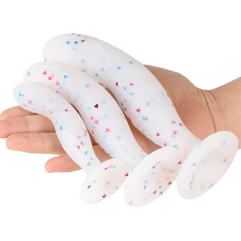 Silicone Suction Cup Anal Plug for Massage and Adult Fun