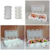 Innovative Silicone Tray Mold Epoxy Resin Aquas Ripple Shaped Jewelry Display Plate Mould Plaster Cement Tableware Mold