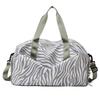 Li Shen Zebra Print Dry-Wet Separation Travel Bag