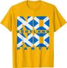 Scottish Fan Scotland Flag Retro No Scotland No Party Unisex T-Shirt 9