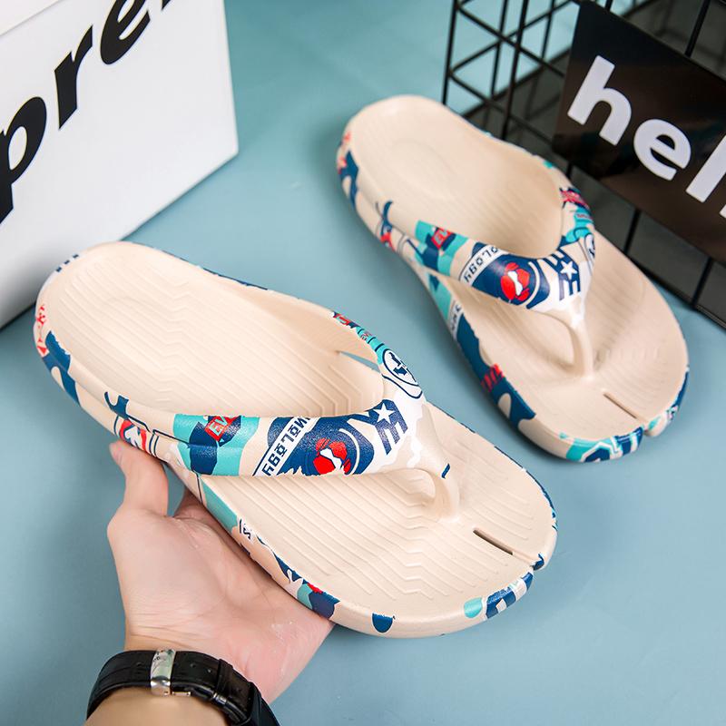 Summer Slippers Men EVA Lightweight Flip Flops Beach Sandals Non-slip Casual Flat Shoe 2025 Slippers Indoor Shoes Outdoor Slides