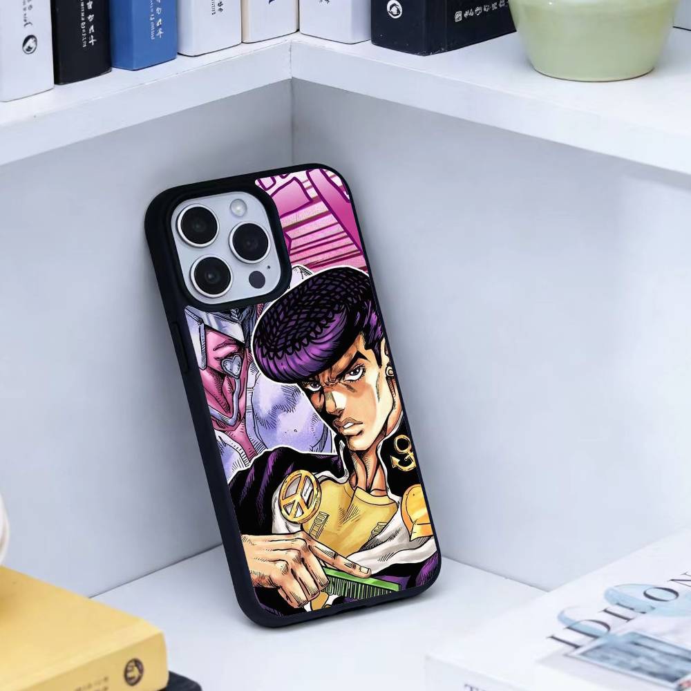K-Anime Jojos Bizarres Adventures Phone Case For iPhone17,16,15,14,13 Plus,Pro Max Magnetic For Magsafe Wireless Charging