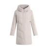 Luxury Women's Mid-Length Hooded Down Jacket - Premium White Duck Down