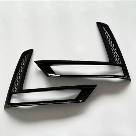 Bright Black Front Fog Light Lamp Trim for Honda CRV CR-V  2024