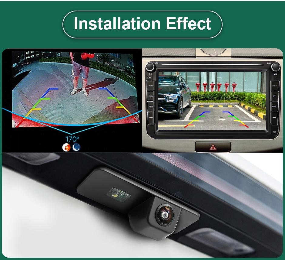 AHD 1080P Car License Plate Light Rear View Camera For Volkswagen VW Polo Magotan Bora Jetta Golf5 Passat B5 B6 CC Skoda Superb