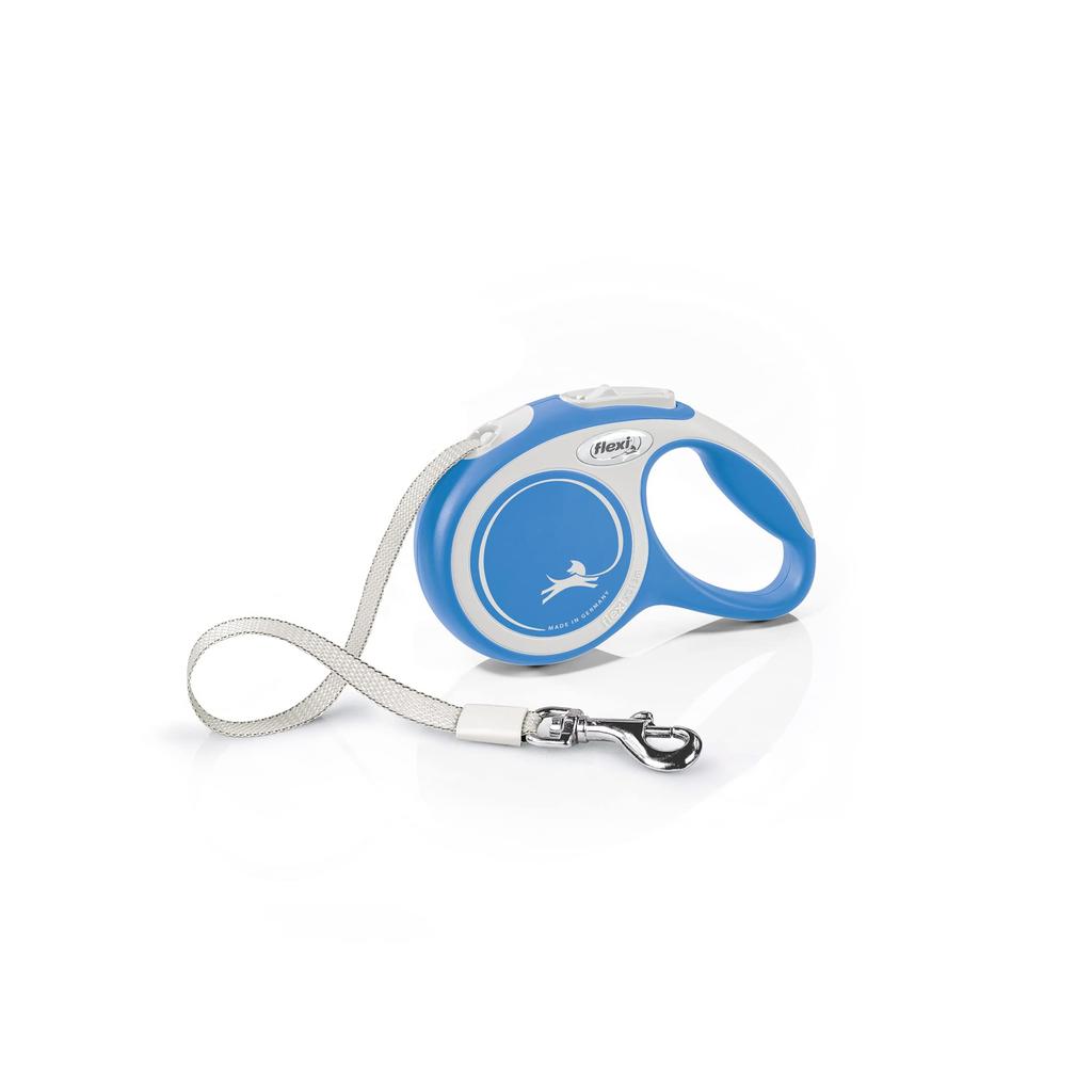 Flexi Retractable New Comfort XS dogs under Blue Official Japanese Product Lead, Tape, (for 12kg), 3m, [Dog Lead],