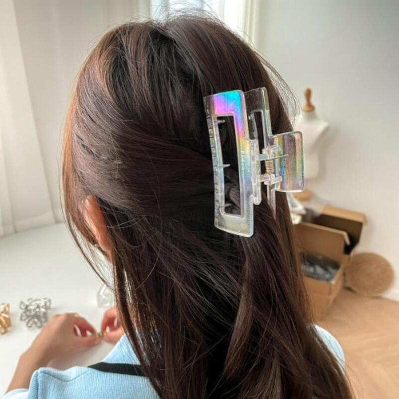 Deerno Transparent Hologram Aurora Women's Hair Clip Hairpin