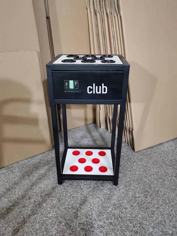 8-Hole Floor-Standing Billiard Cue Rack