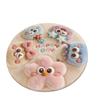 Children’s Round Faux Cashmere Rug - Non-slip Bedside or Study Mat