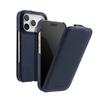 Melkco Magnetic Charging Phone Case for iPhone 17 Pro Max 17 Air 16 Plus 16e First Layer Cowhide Genuine Leather Flip Cover