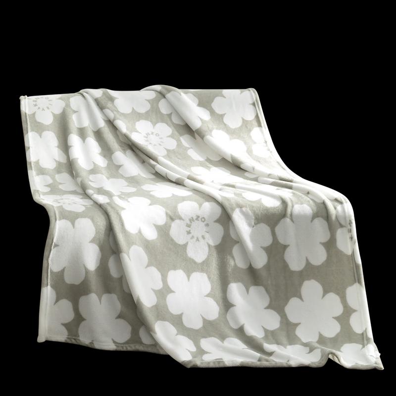 Luyi Carlo KENZO Begonia Floral Soft Throw Blanket
