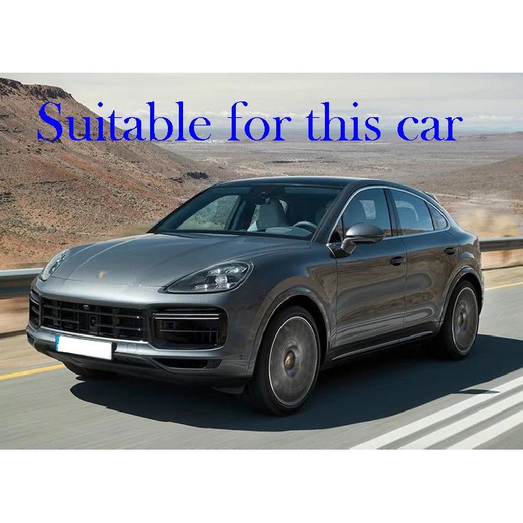 For Porsche Cayenne PO536 2018  Car Accessories ABS Door Window Armrest Cover Switch Panel Trim Molding Garnish