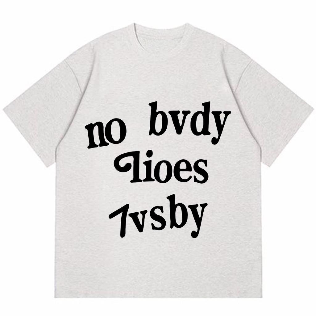 Women's Plus Size Retro High Street Cotton Oversized Half-Sleeve T-Shirt