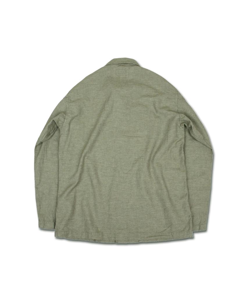 Swellmob Swellmob Cotton Heringbone Utility Jacket -Olive-