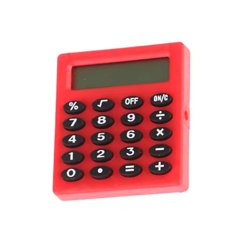 Boutique Stationery Student Calculator 8 Digits Display Basic Math Functions ABS Lightweight Design