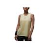 Jordan Solid Color Logo Breathable Round Neck Tank Top Women Tops Light-Lemon-Green FB4630-821