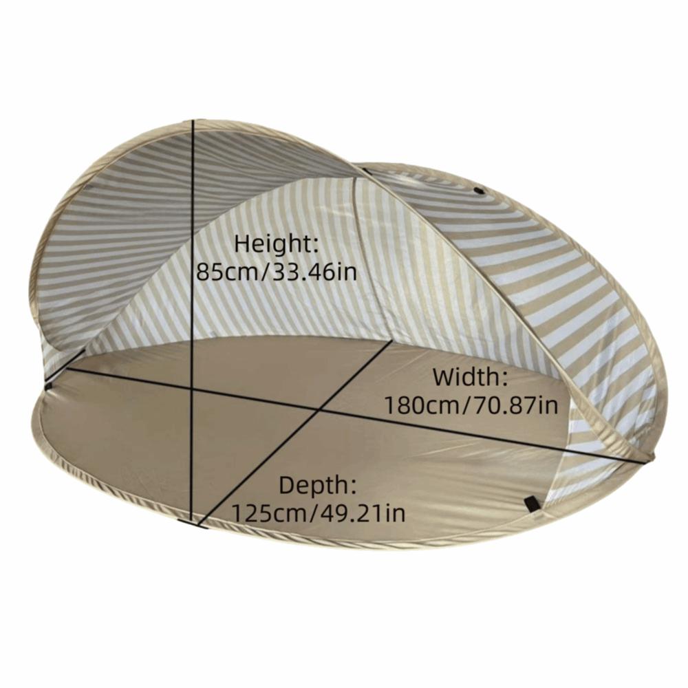 Compact Pop Up Beach Tent Breathable Outdoor Canopy Instant Opening Sun Shelter Picnic