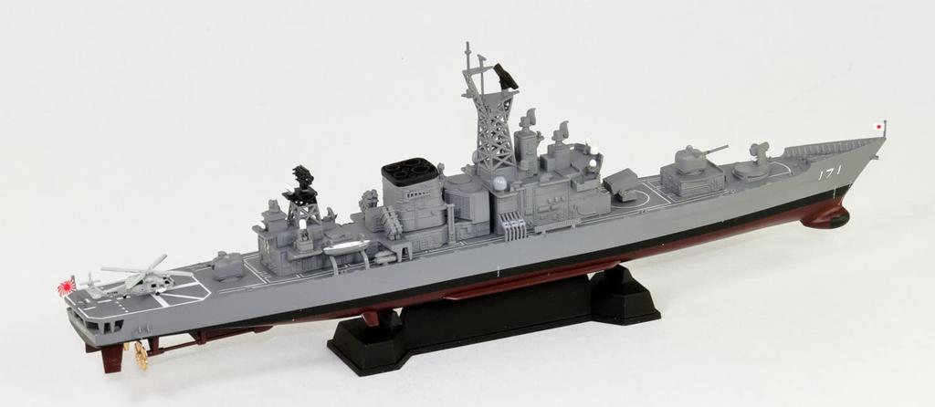 PIT-ROAD 1/700 Skywave Series JMSDF Destroyer DDG-171 Hatakaze (with Flag and Ship Name Plate Etching Parts) Plastic Model Kit J86NH (Ship)