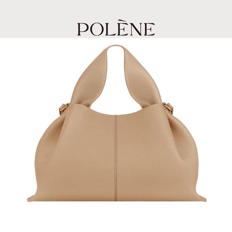 Polene Cloud Bag: Französische Nische Damen Retro Europäische & Amerikanische Handtasche, Unterarm Schulter & Crossbody Tasche, Leichter Luxus Mode.