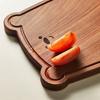 Cute Design Bear Cutting Board Solid Wood Bread Board Ebony Wood Cutting Board  Bread Cutting