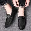Mode Sommer Herren Einzelne Schuhe 2025 Neu Hohe Qualität Flache Sohle Gehen Bequem Fahren Weiche Sohle Luxus Mode Freizeitschuhe
