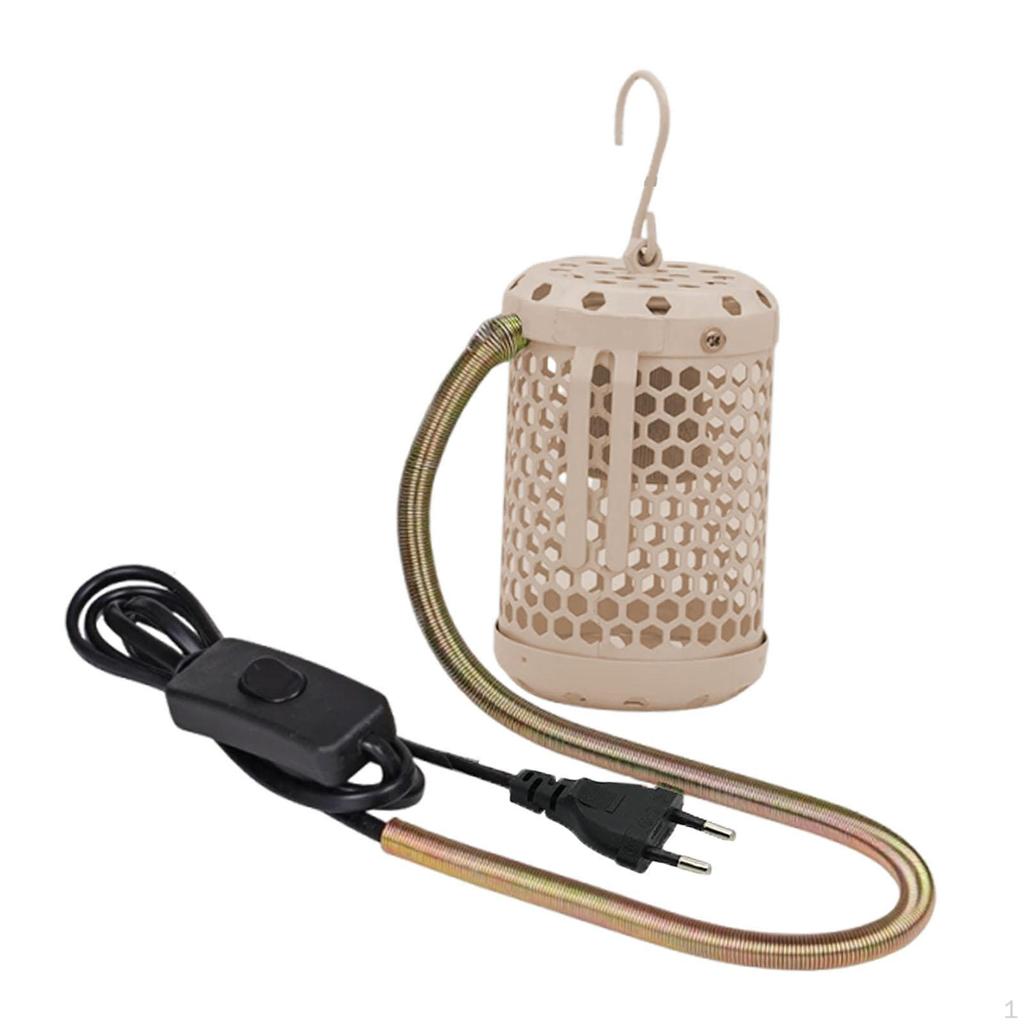 Klosz do lampy grzewczej dla gadów Tylko osłona grzewcza dla kameleona węża kurcząt Nie regulowana temperatura