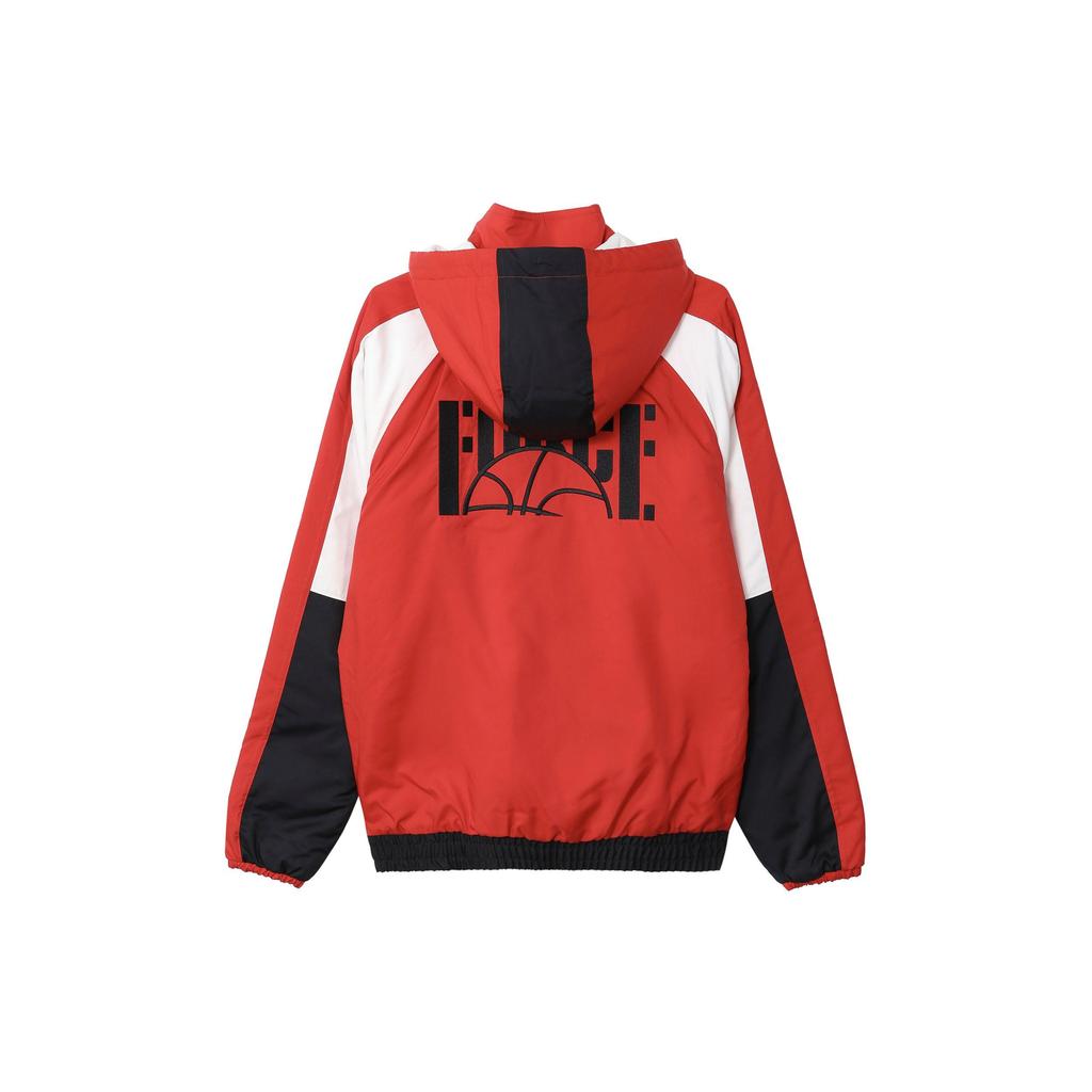 Nike DNA Woven Hooded Basketball Jacket University Red White Black DQ6199-657