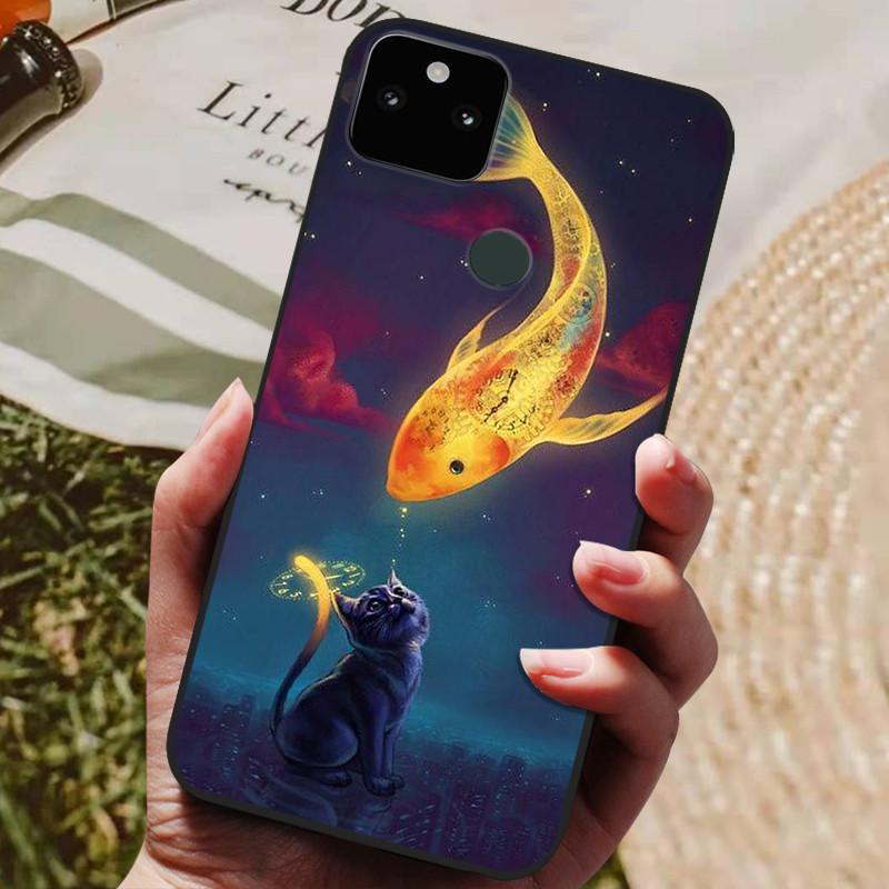 Modische Mattes Case Für Google Pixel 5A 5G 5 Case Weiches Silikon Google Pixel 4A 5G 4G Case Rückseite Pixel5 Pixel4A Cases Hüllen