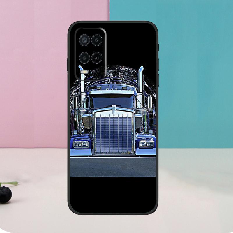 Cool Heavy Truck Car For OPPO A98 A78 A58 A5 A9 A15 A17 A57 A77 A96 A76 A16 A54 A74 A94 A52 A72 A57S A53S Case