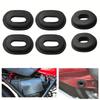 New 6pcs Motorcycle Side Cover Rubber Grommet Gasket Fairing Set Black For Honda CB CL SL XL100 CB CT SL TL XL125 CB200 Parts