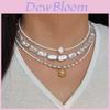 Pearl Shell Multilayer Necklace With Handmade Design For Women
