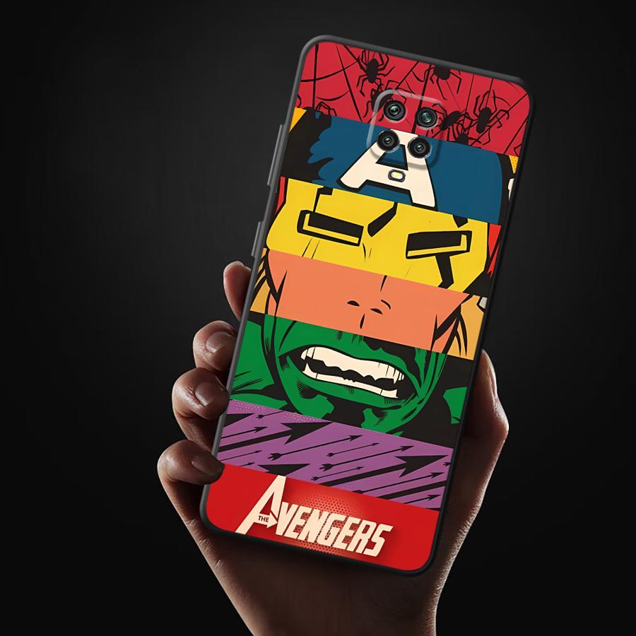 Funda Phone Cover Case for Xiaomi Redmi Note 10S 9S 7 8 10 13 Pro Plus 11 11s 12s 14 12 Pro 9 Marvel Avengers Captain America