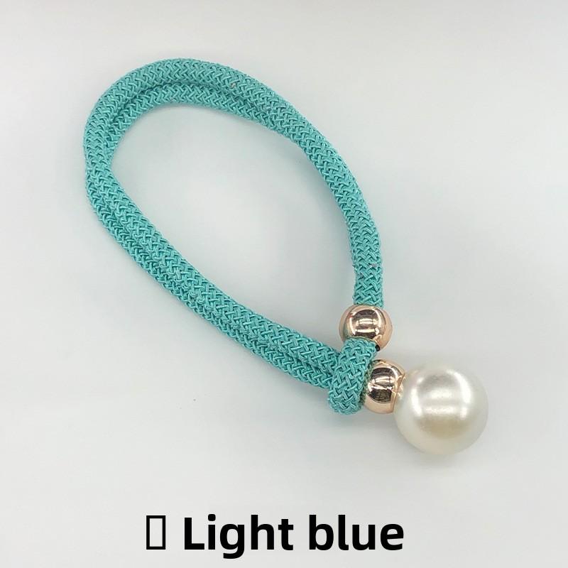 Large Pearl Curtain Binding Straps Binding RopesDecorative Tie Straps Curtain BucklesAdjustable Folding Tie Straps