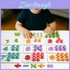 Pädagogisches Mathe-Puzzle Holz-Zählbrett für Kinder Vorschul-Lernen und Entwicklung